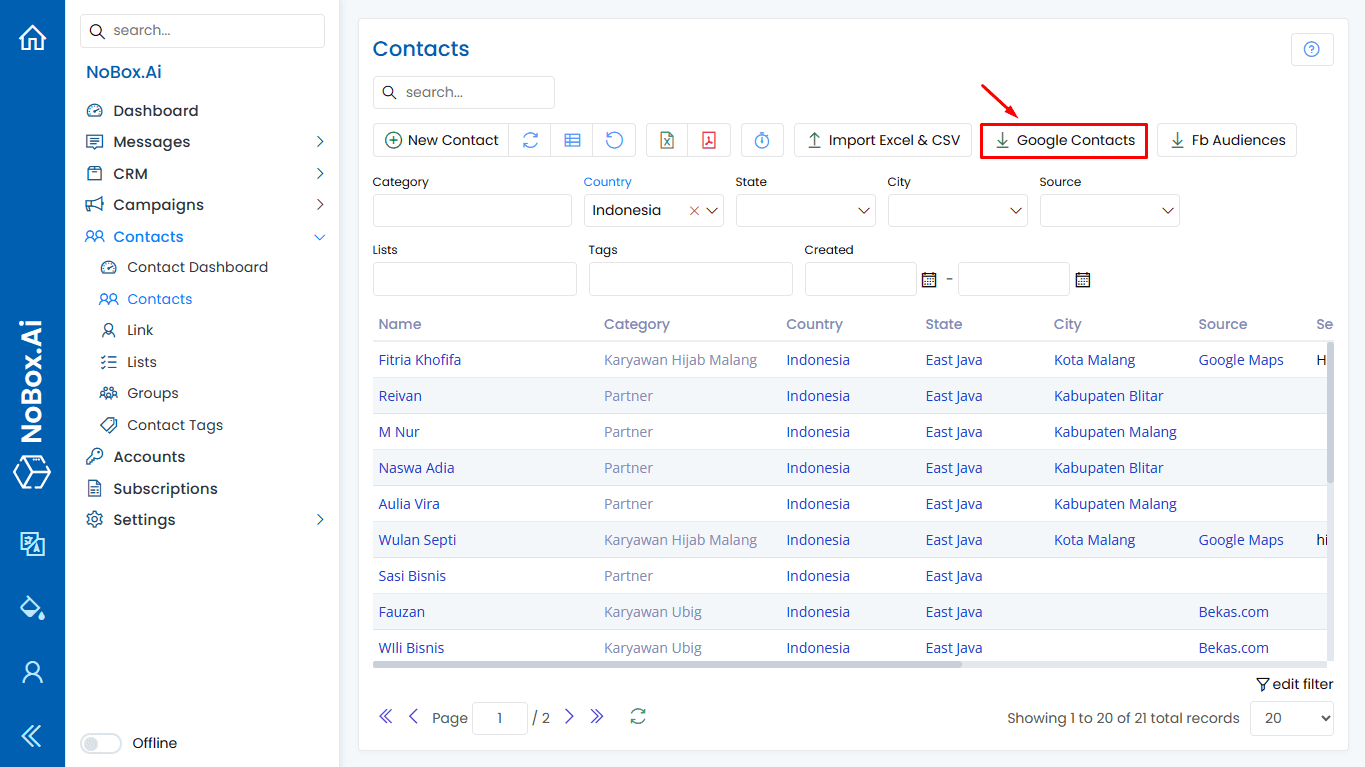 Step 1: Export Settings