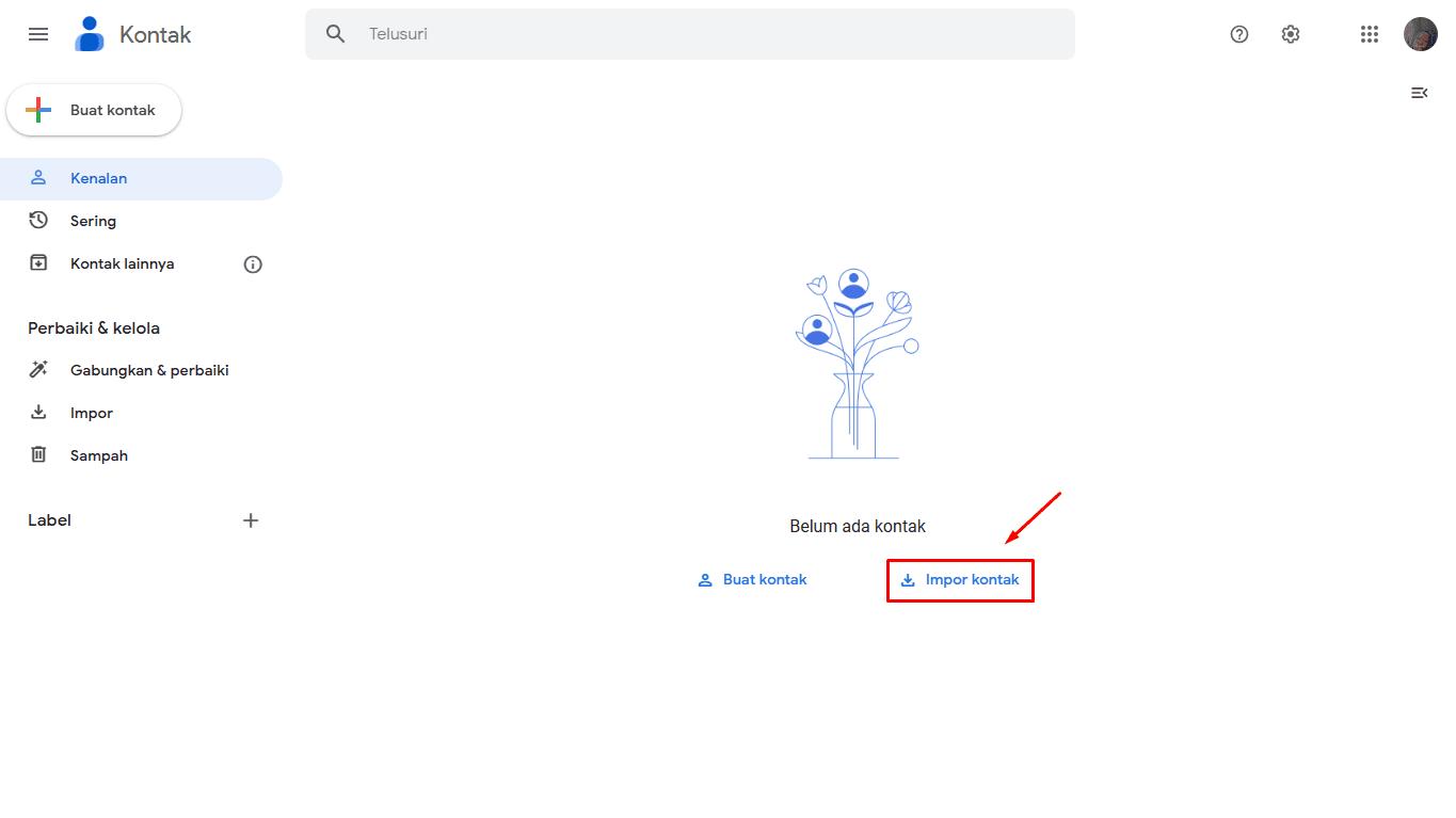 Step 2: Google Contacts Import