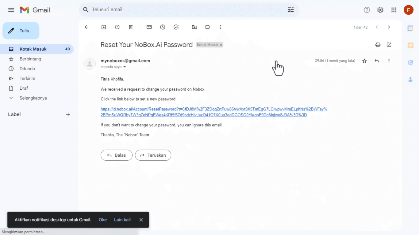 NoBox Dashboard Interface