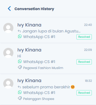 History Conversation