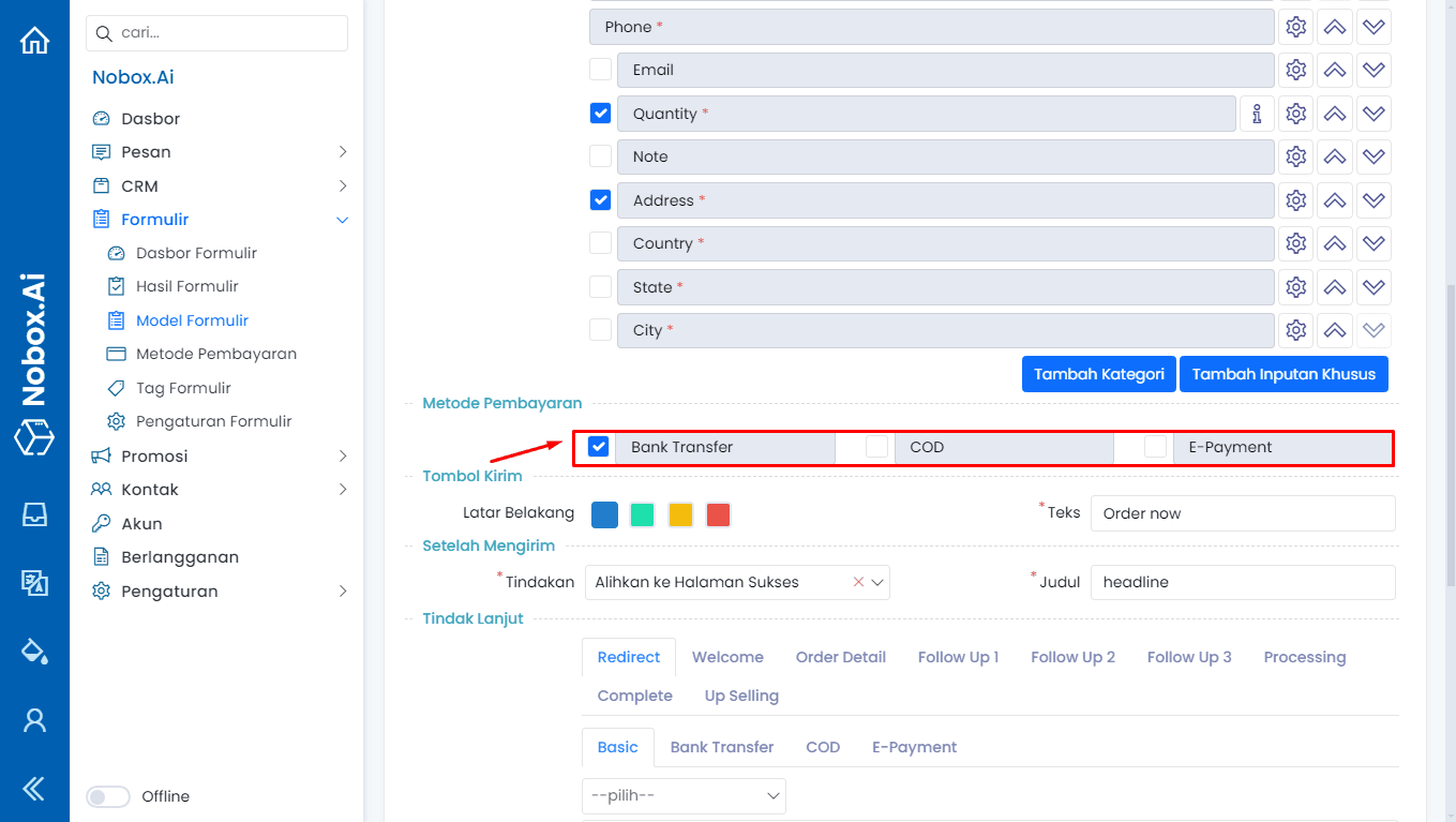 NoBox Broadcast Messages View