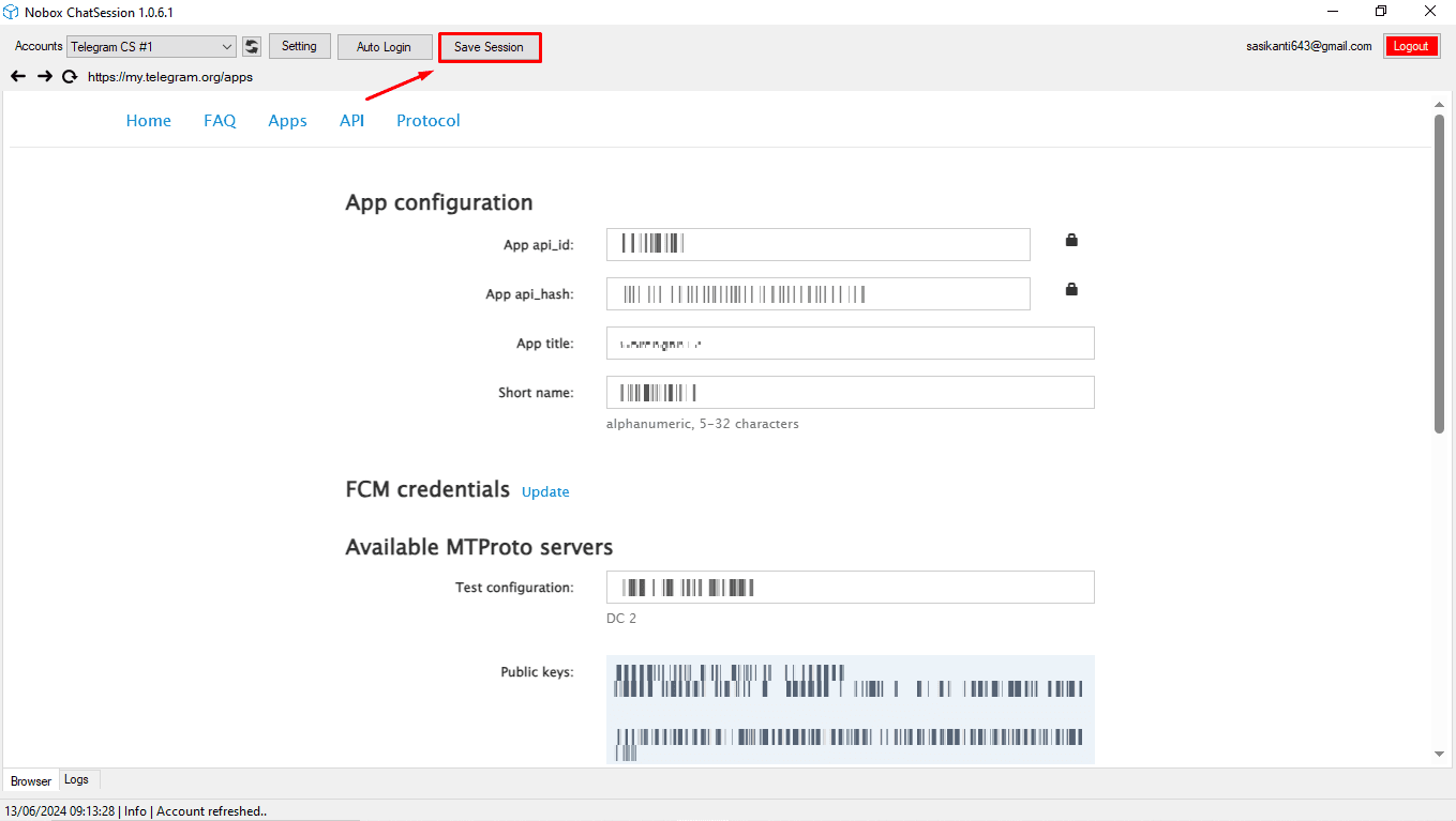 Tampilan Dasbor NoBox