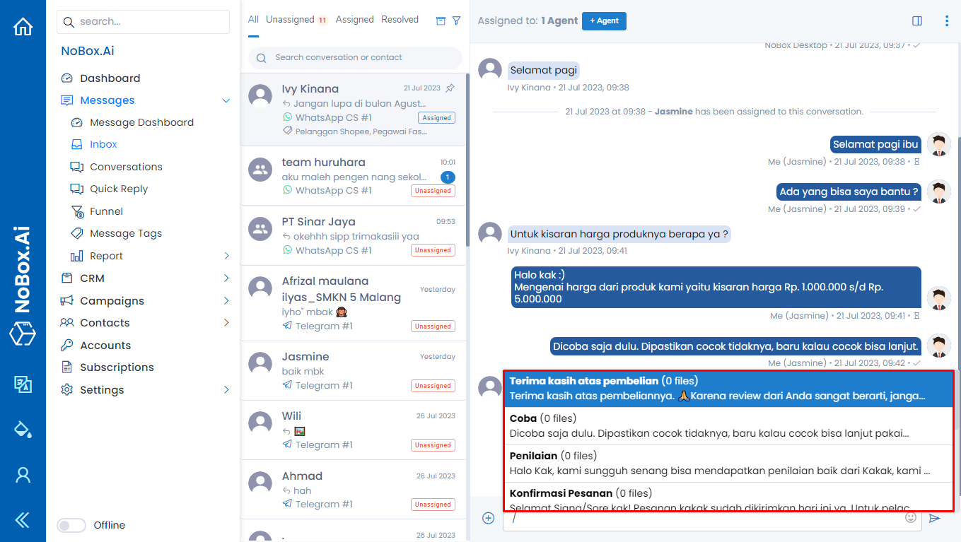 Reply with Quick Reply