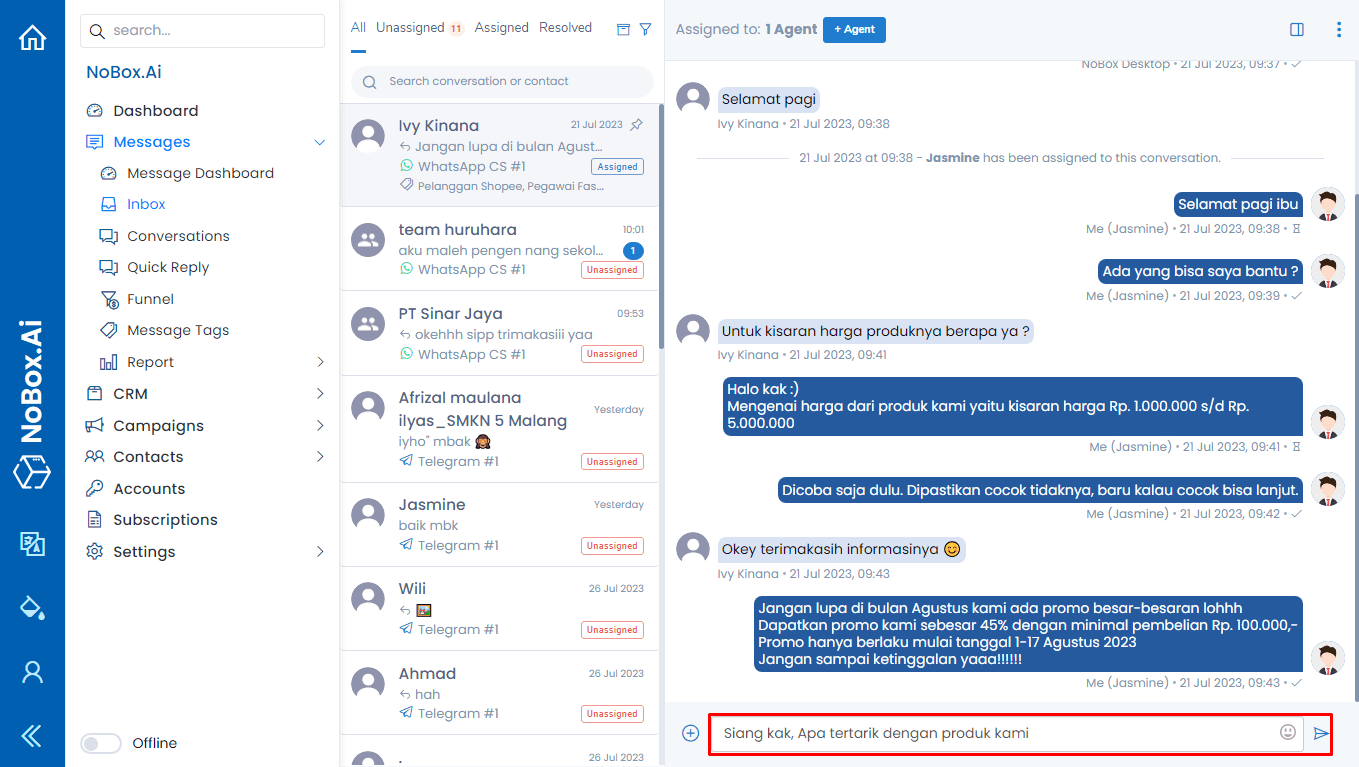 How to Reply a Message