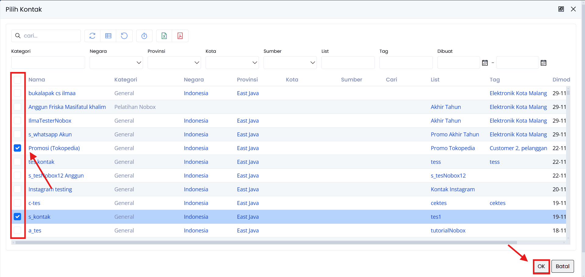 NoBox Dashboard View